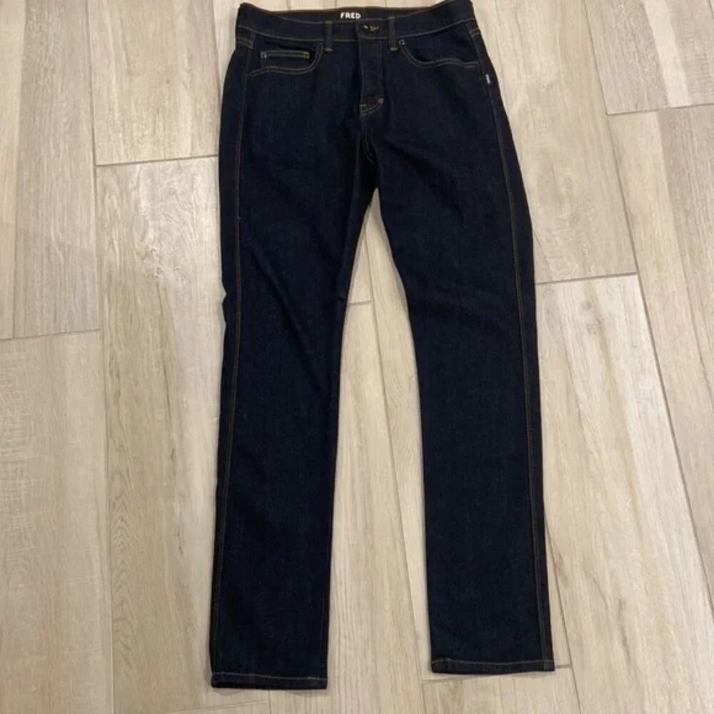 Mens Fred by Fred Segal Dark Skinny Denim Jeans